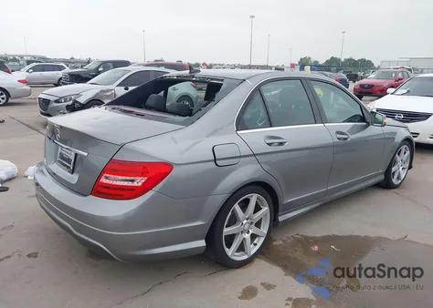 2013 Mercedes-Benz C 250 Luxury/Sport from USA, damaged, VIN WDDGF4HB4DA780472